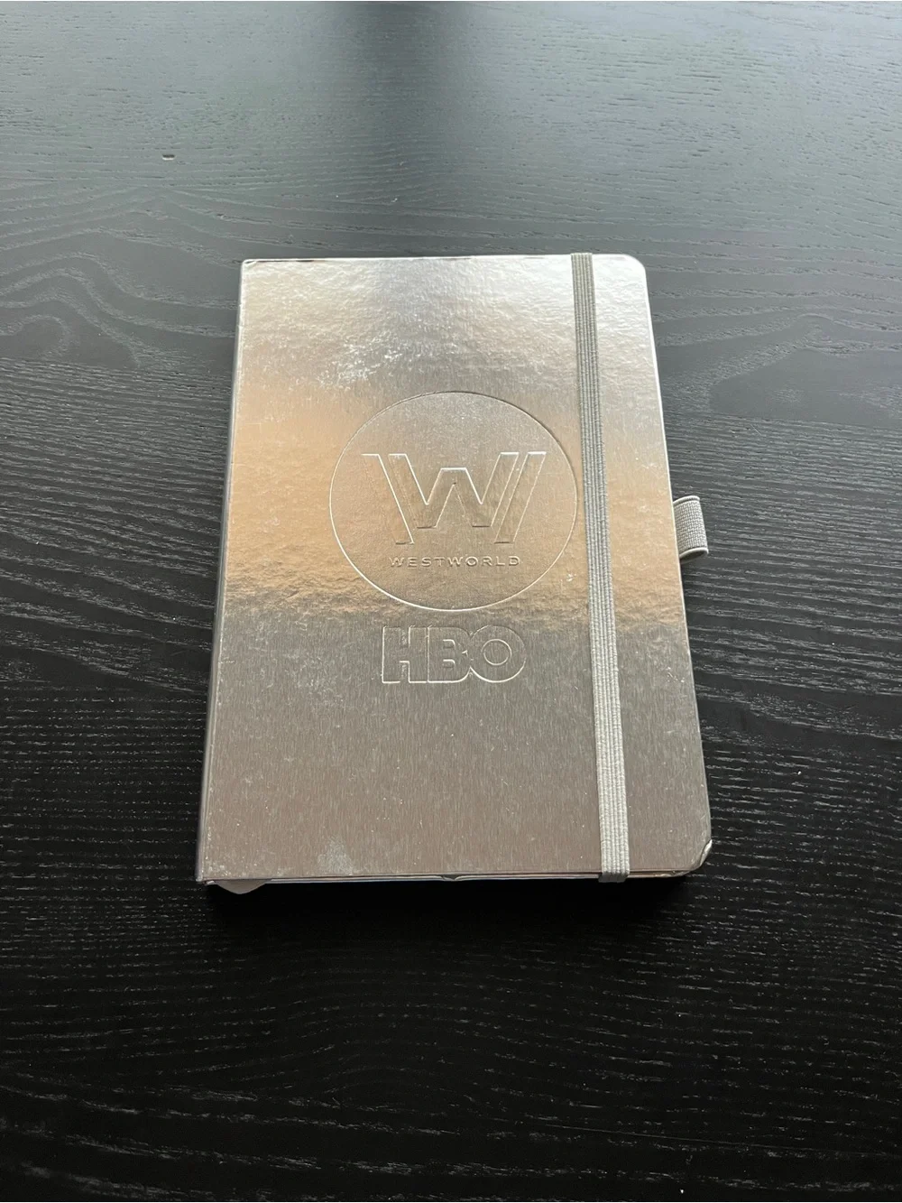 HBO Westworld Reflective Silver Journal Notebook Journalbooks Promo